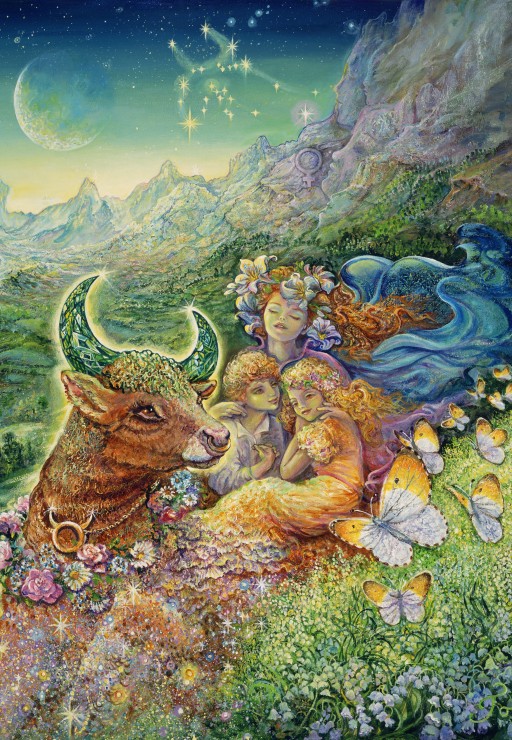 Puzzle Grafika Signo del Zodíaco Tauro de 1000 Piezas
