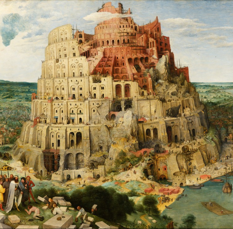 Puzzle Grafika La Torre de Babel de 1000 Piezas
