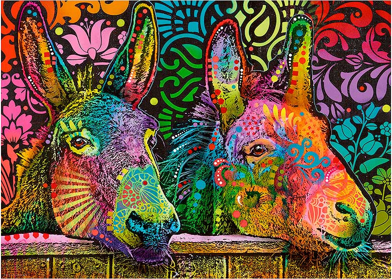 Puzzle Heye Amor Burro de 1000 Piezas