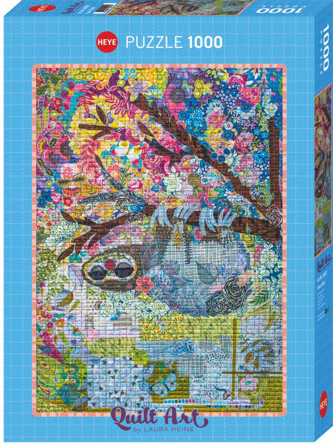 Puzzle Heye Arte De Colchas, Perezoso Tejido de 1000 Piezas