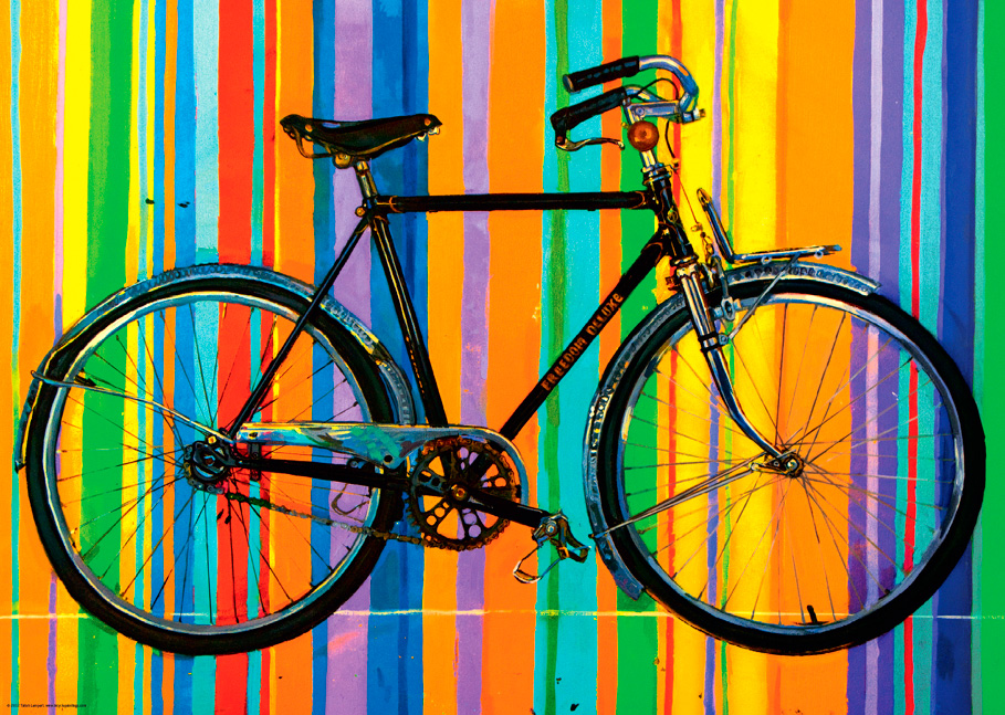 Puzzle Heye Bicicleta PopArt de 1000 Piezas