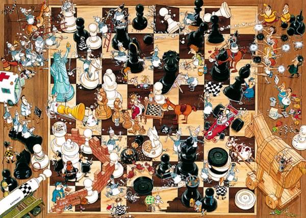 Puzzle Heye Blancas o Negras de 1000 Piezas