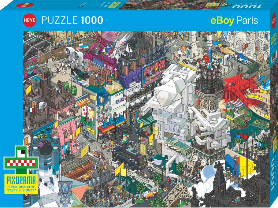 Puzzle Heye Búsqueda en París de 1000 Piezas