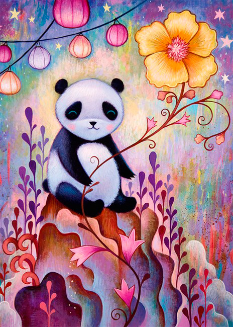 Puzzle Heye Dreaming, La Siesta del Panda de 1000 Piezas
