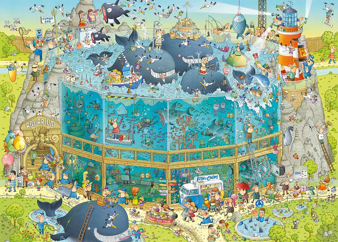 Puzzle Heye Hábitat del Océano de 1000 Piezas
