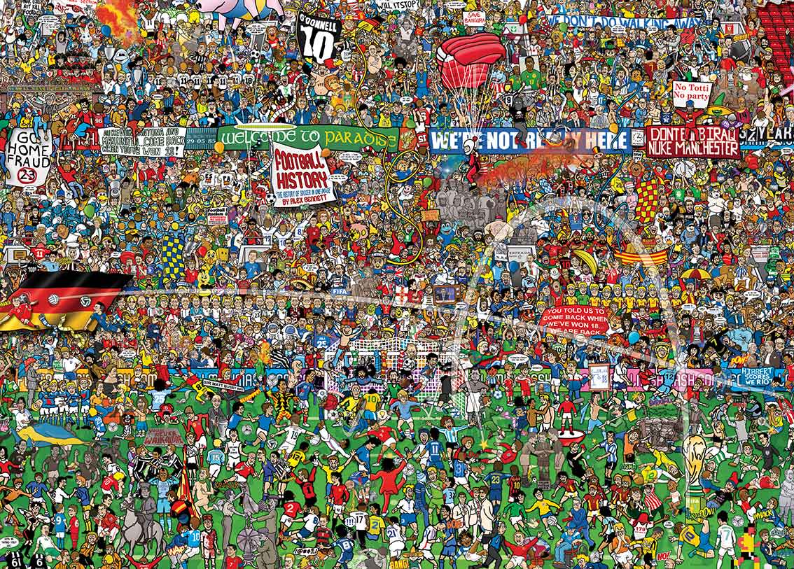 Comprar Puzzle Heye História del Fútbol de 3000 Piezas - 29205