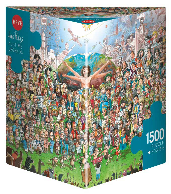 Puzzle Heye Leyendas de Todos los Tiempos, C.Triangular 1500P