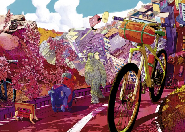 Puzzle Heye Tour in Pink de 1000 Piezas