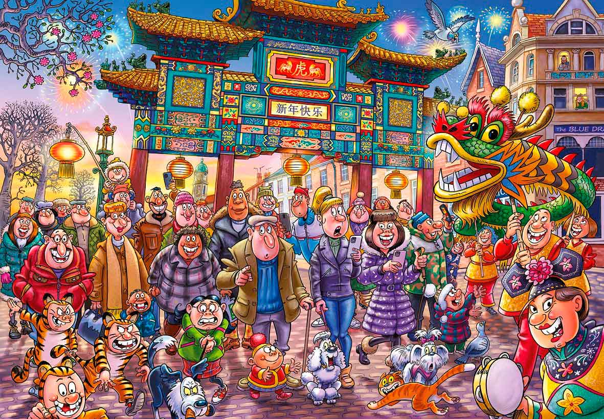 Puzzle Jumbo Original Año Nuevo Chino de 1000 Piezas
