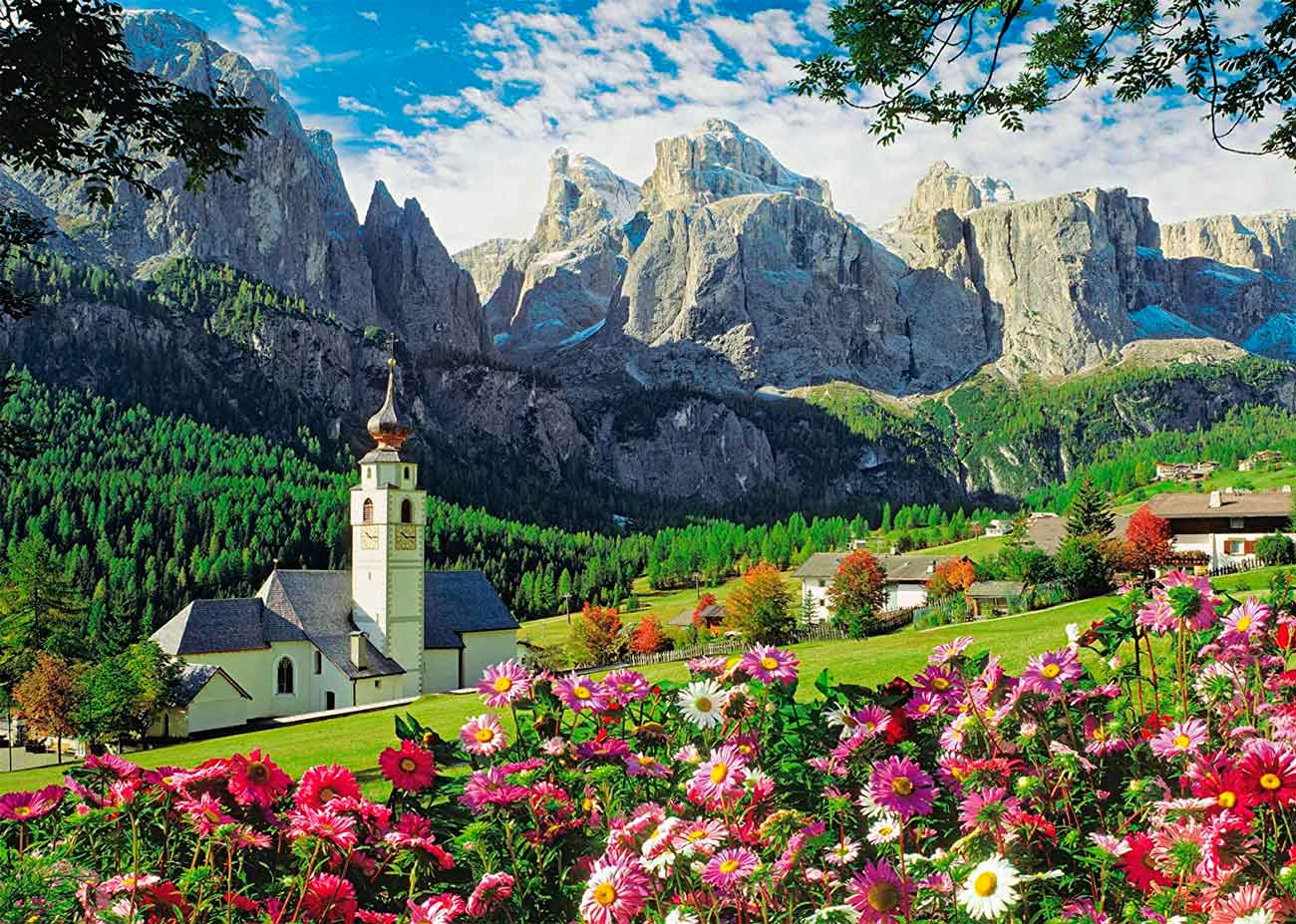 Puzzle King Dolomitas, Kollfuchs, Italia de 1000 Piezas