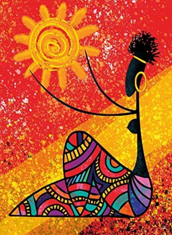 Puzzle Nova El Sol y la Mujer Africana de 1000 Piezas