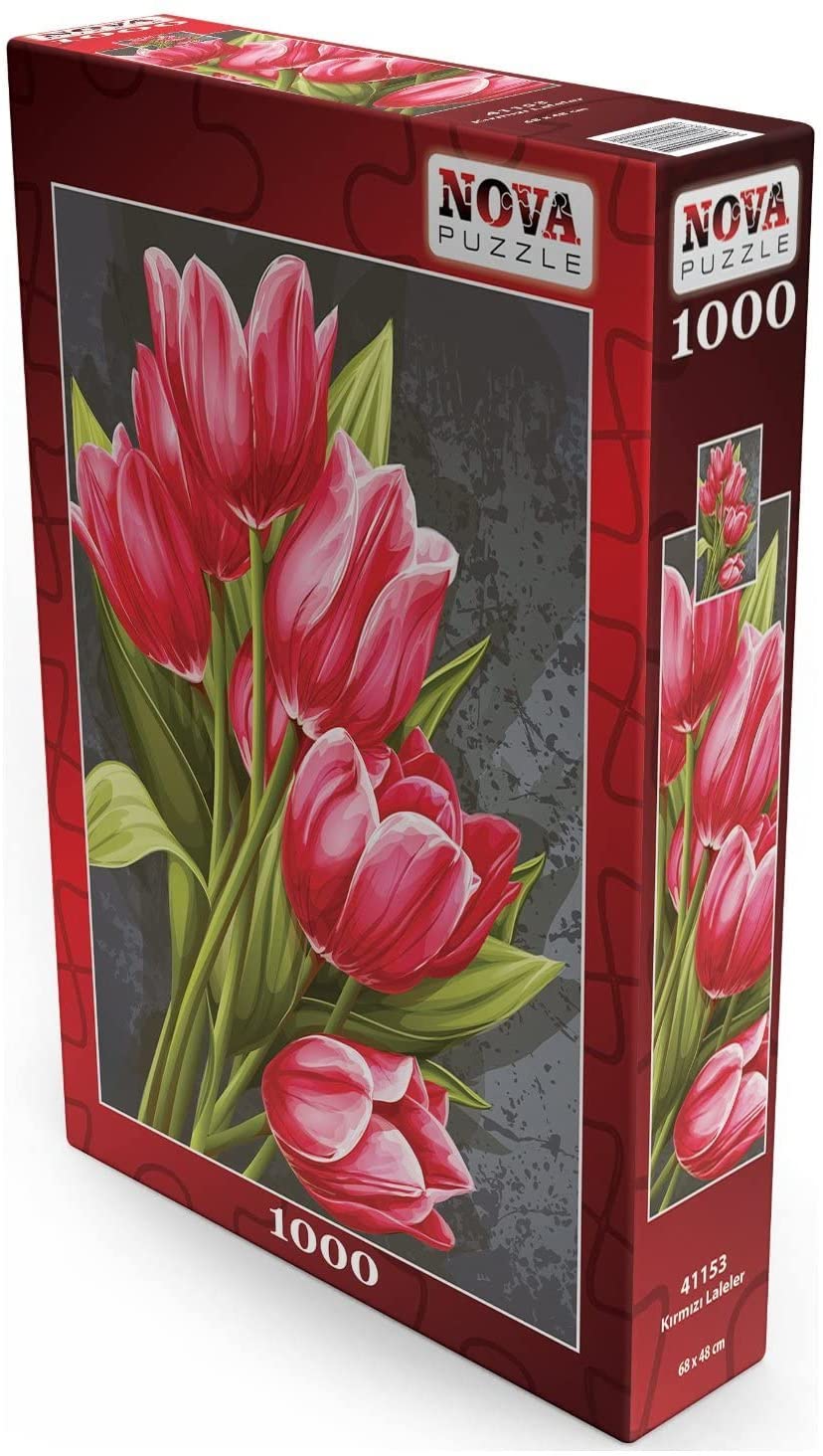 Comprar Puzzle Nova Tulipanes Rojos de 1000 Piezas - Nova-41153