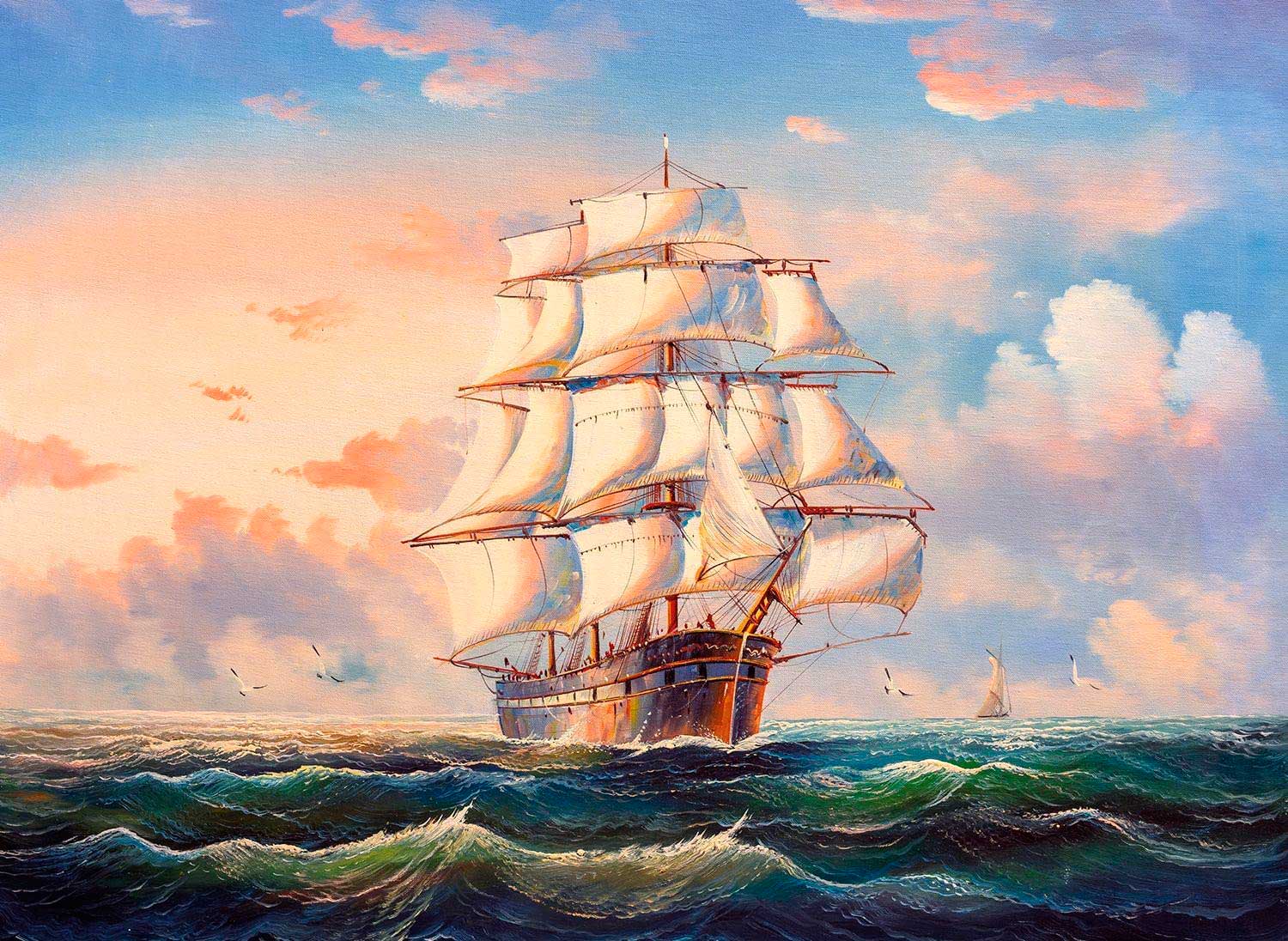 Puzzle Nova Navegando en las Aguas Turbulentas de 1000 Piezas