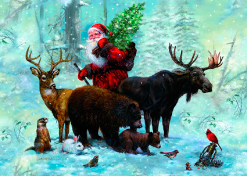 Puzzle Piatnik El Equipo de Papá Noel de 1000 Piezas