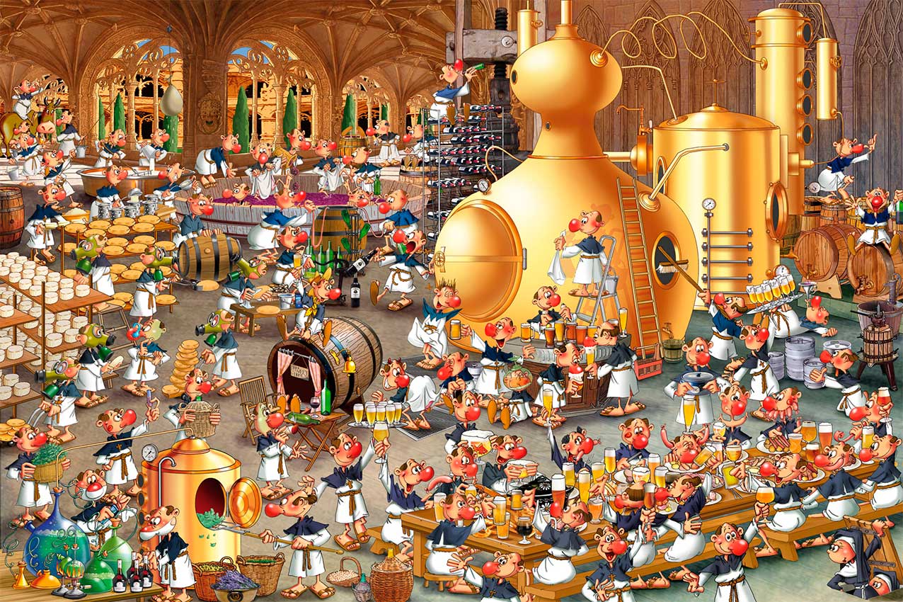 Puzzle Piatnik La Fábrica de Cerveza de 1000 Piezas