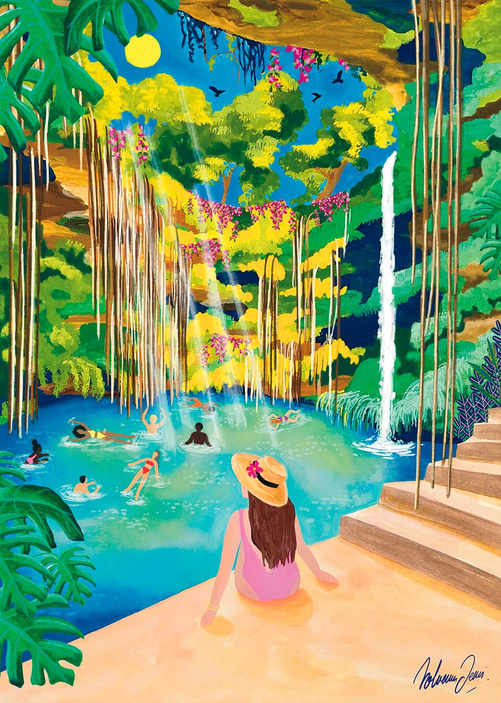 Puzzle Pieces and Peace Cenote Ik'il de 500 Pzs