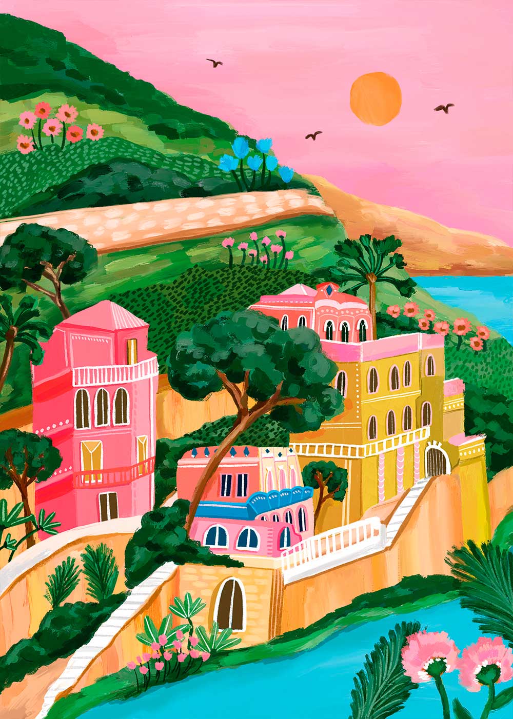 Puzzle Pieces and Peace Portofino de 500 Piezas