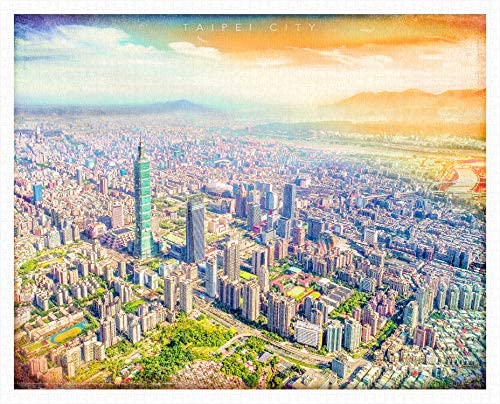 Puzzle Pintoo Maravillosa Vista de Taipei de 2000 Piezas