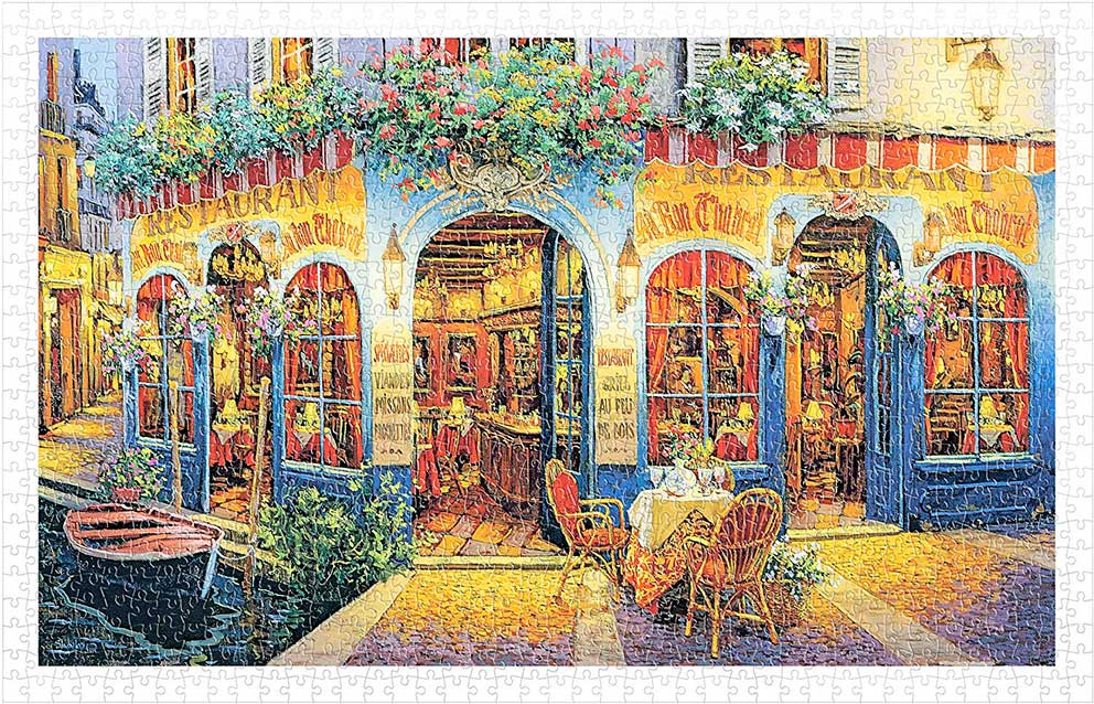 Puzzle Pintoo Restaurante Au Von Chabrot de 1000 Piezas