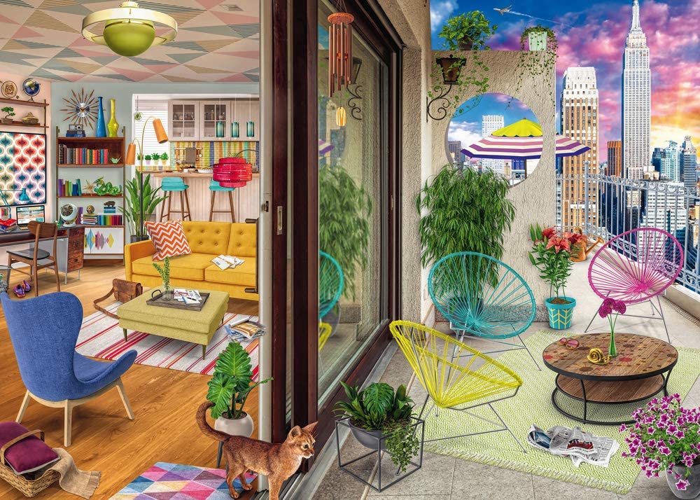 Puzzle Ravensburger Apartamento de Nueva York de 1000 Piezas
