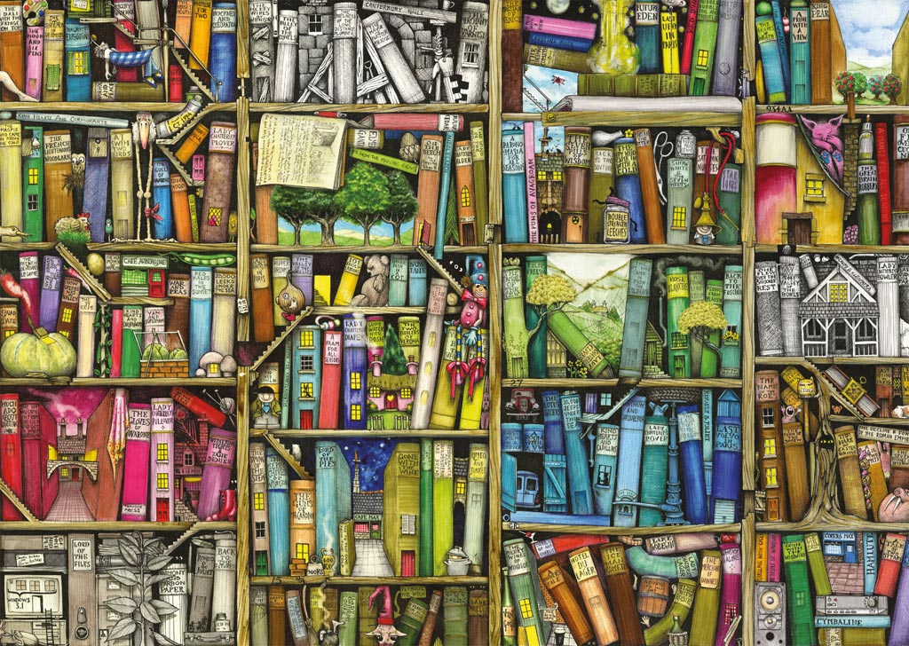Puzzle Ravensburger Biblioteca Mágica I de 1000 Piezas