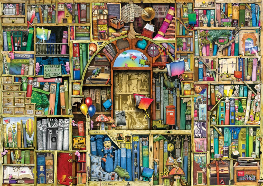 Puzzle Ravensburger Biblioteca Mágica II de 1000 Piezas