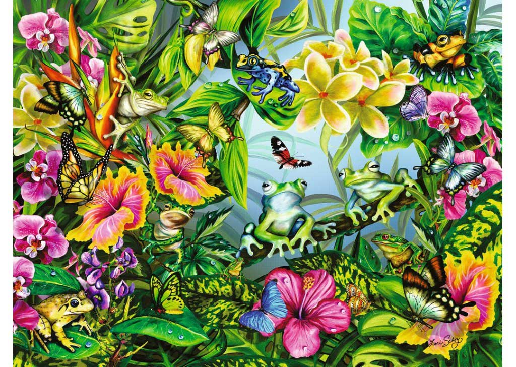 Puzzle Ravensburger Busca las Ranas de 1500 Piezas