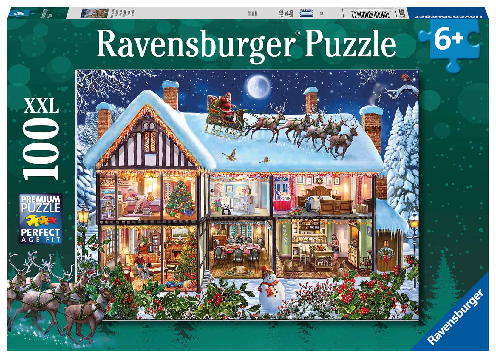 Comprar Puzzle Ravensburger Casa de Navidad XXL de 100 Piezas