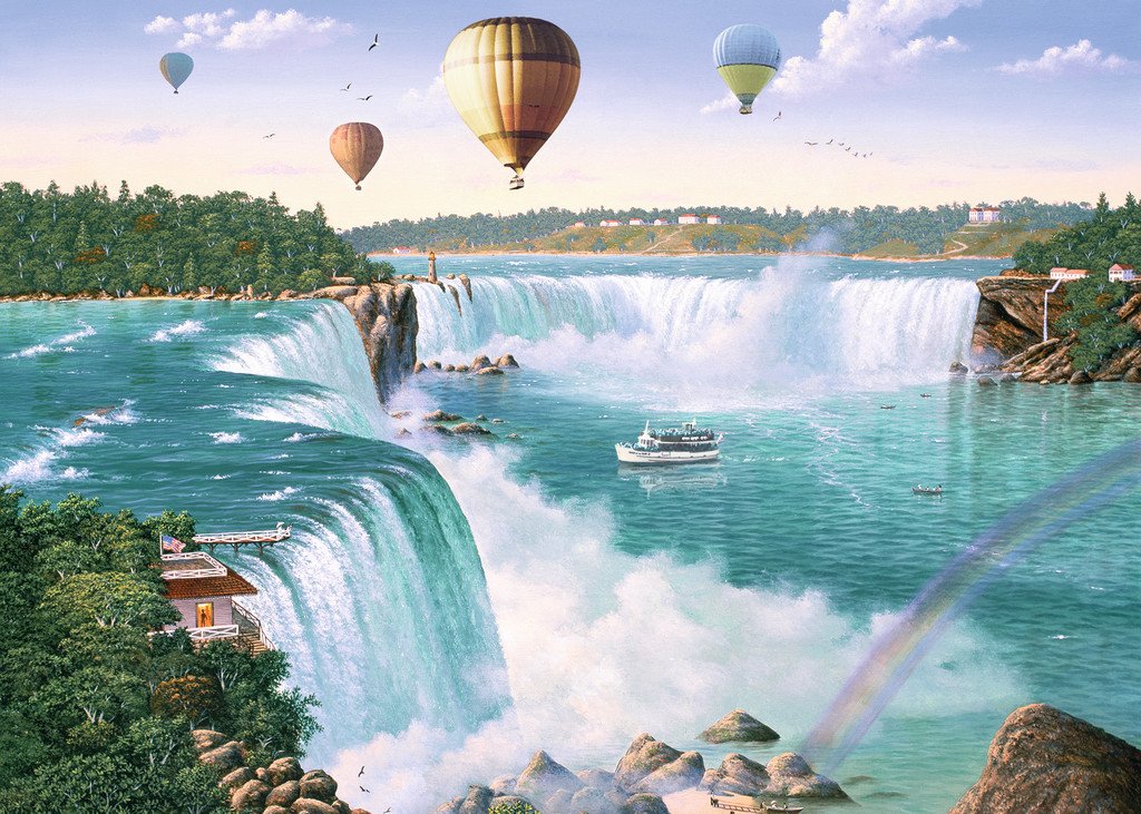 Puzzle Ravensburger Cataratas del Niagara de 1000 Piezas