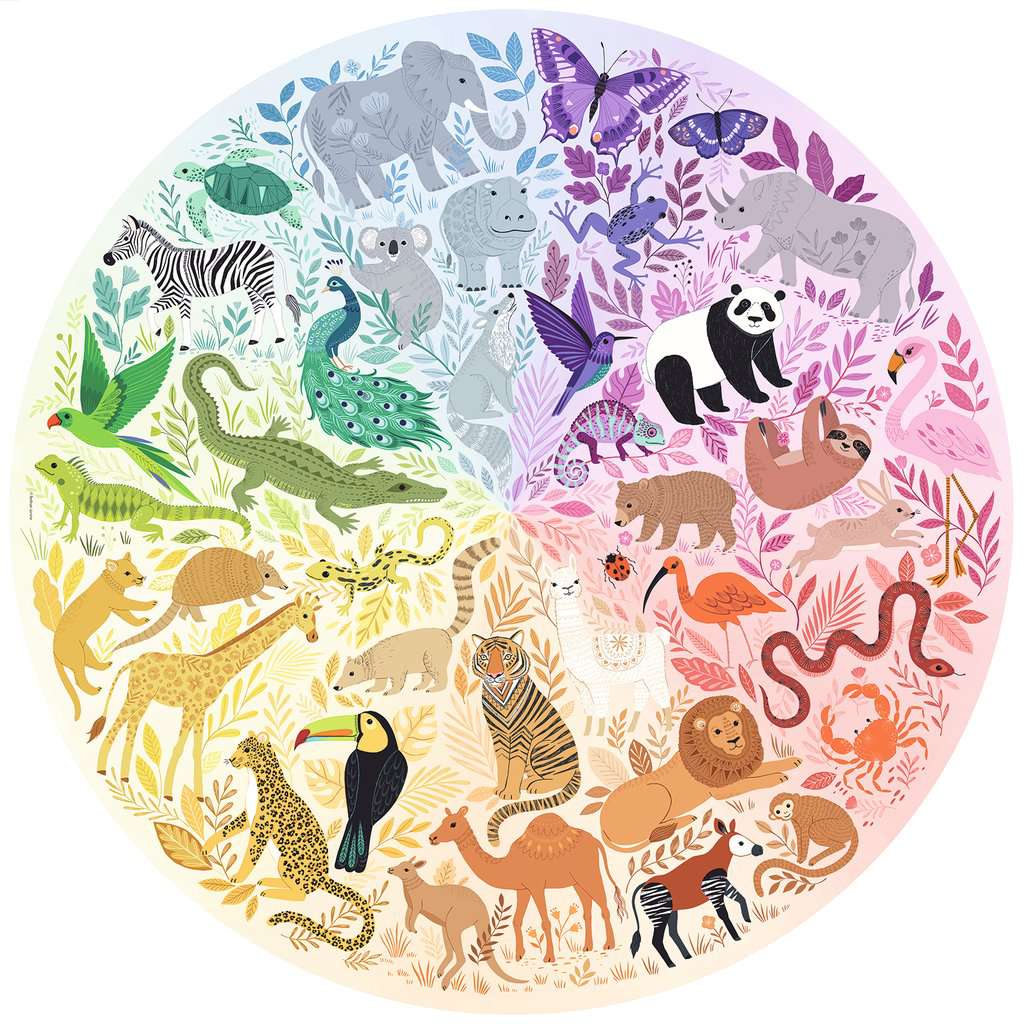 Puzzle Ravensburger Circular Animales de 500 Piezas