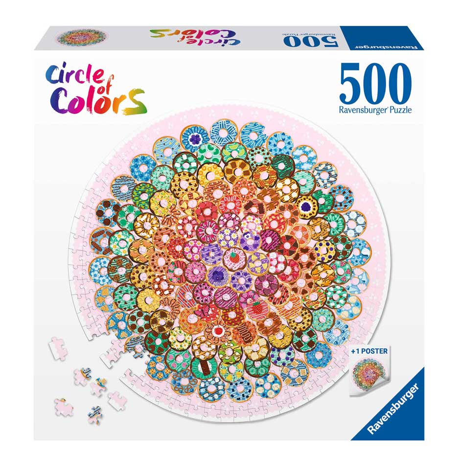 Puzzle Ravensburger Circular Donuts 500 Piezas