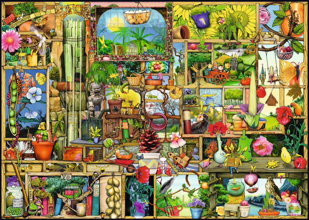 Puzzle Ravensburger El Armario de los Jardineros de 1000 Piezas