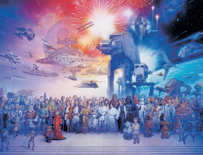 Puzzle Ravensburger El Universo Expandido de Star Wars de 2000 P