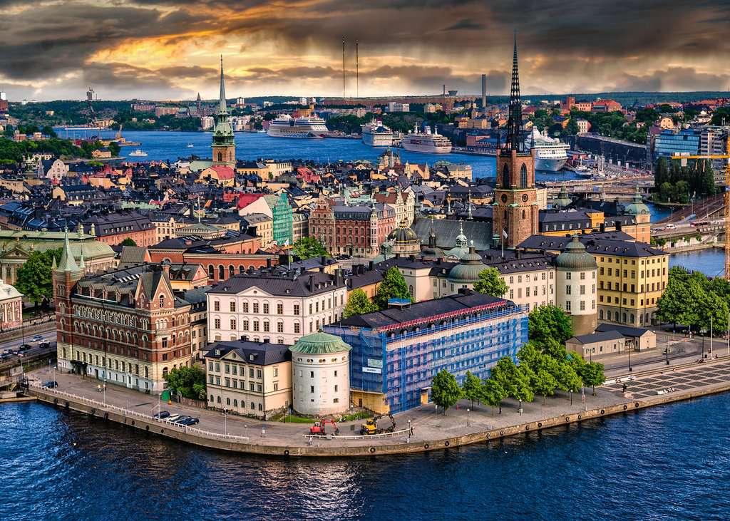 Puzzle Ravensburger Estocolmo, Suecia de 1000 Piezas
