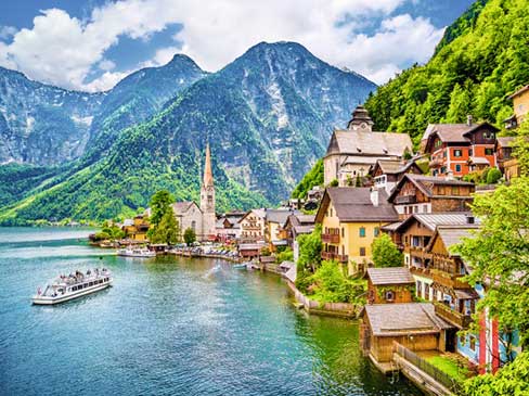 Puzzle Ravensburger Hallstatt, Austria de 500 Piezas