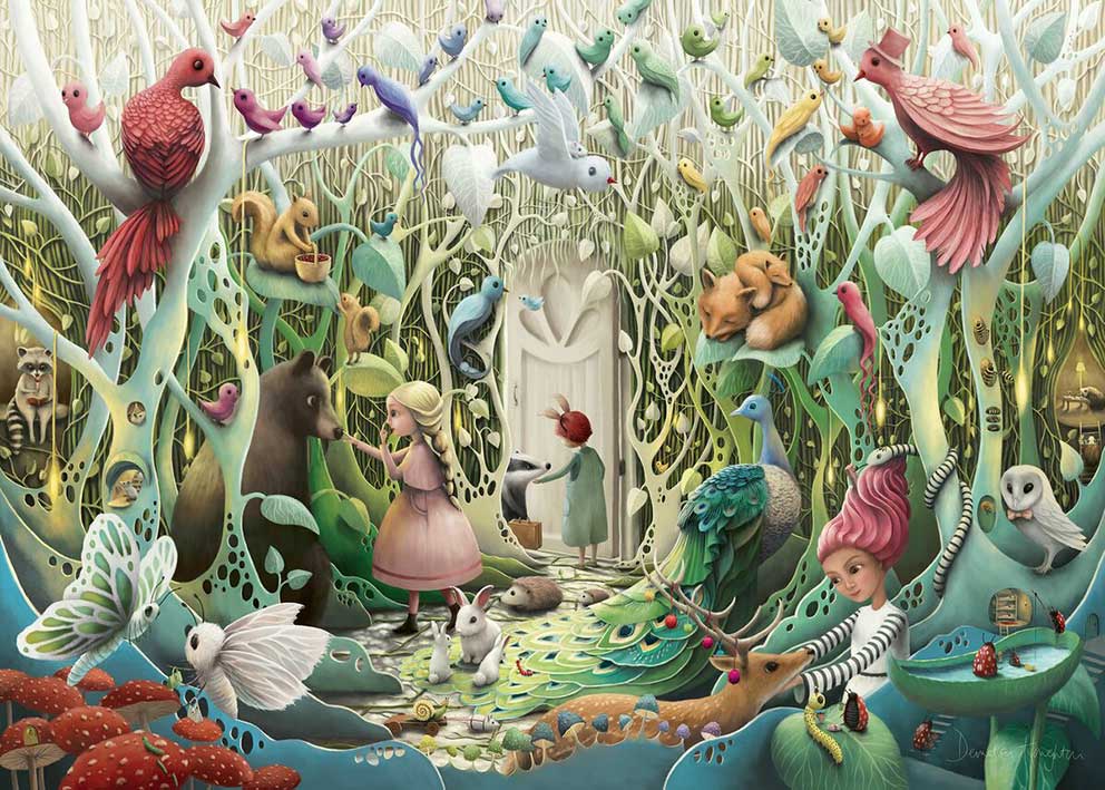 Puzzle Ravensburger Jardín Secreto de 1000 Piezas