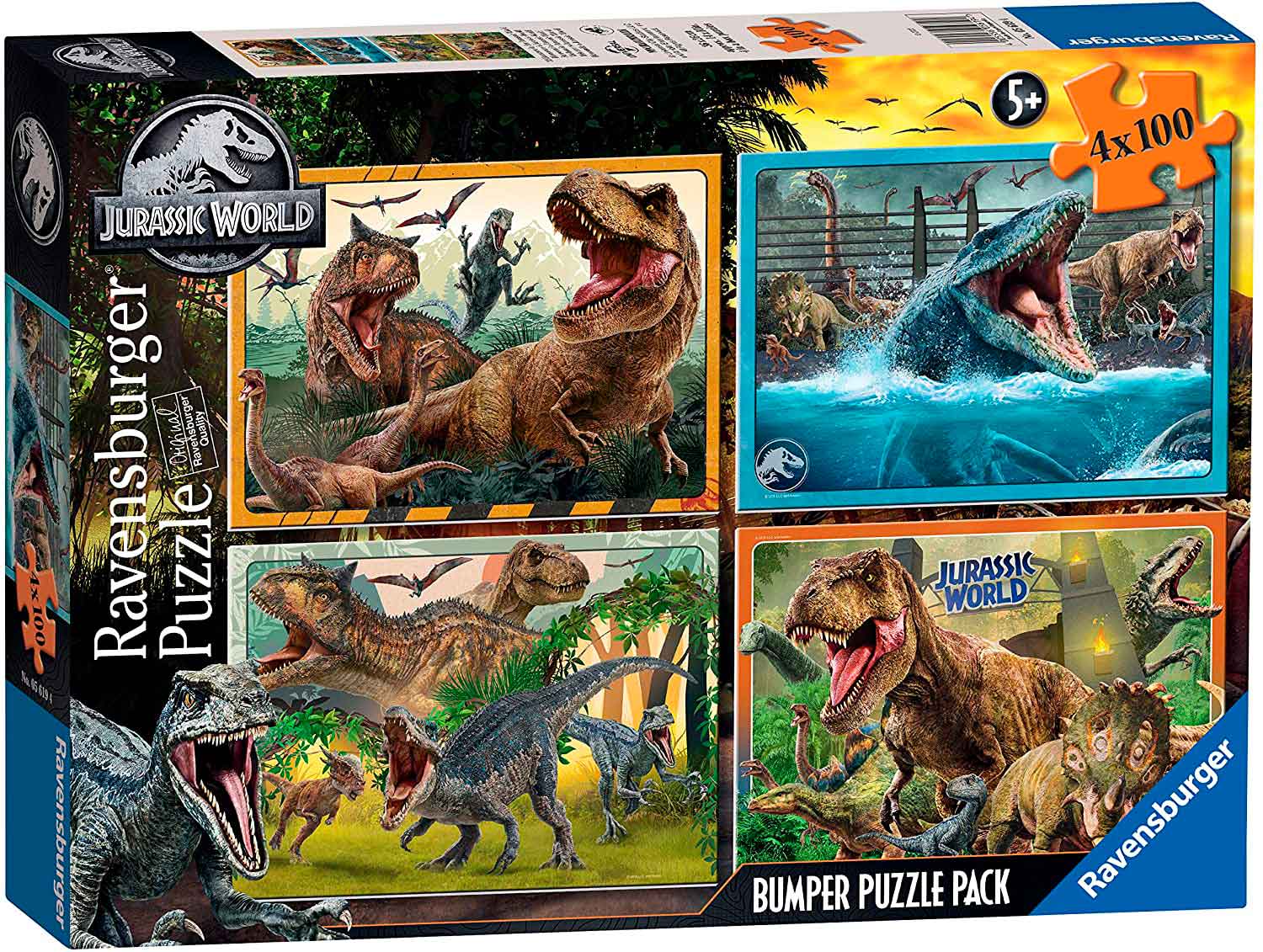 Comprar Puzzle Ravensburger Jurassic World de x 100 Piezas