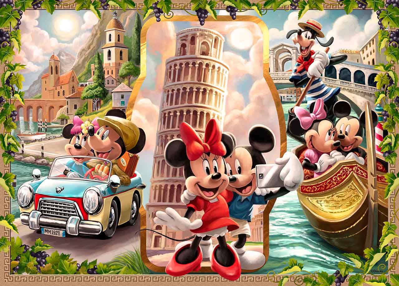 Puzzle Ravensburger Las Vacaciones de Mickey y Minnie 1000 Pzs