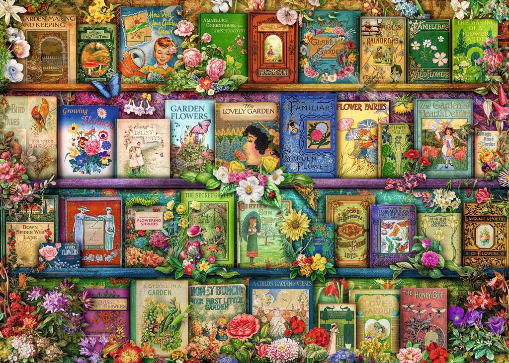 Puzzle Ravensburger Libros de Jardinería de 1000 Piezas