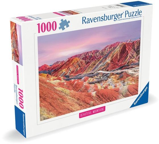Puzzle Ravensburger Montañas Arcoíris, China de 1000 Piezas
