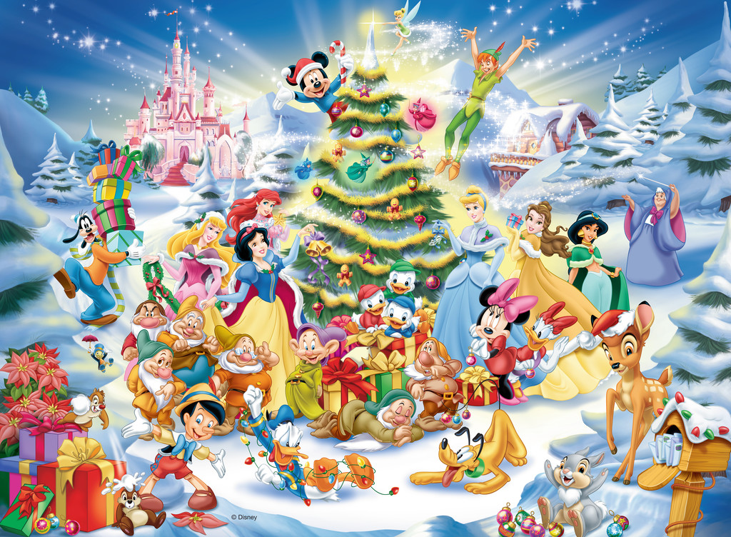 Puzzle Ravensburger Navidades Disney de 100 Piezas