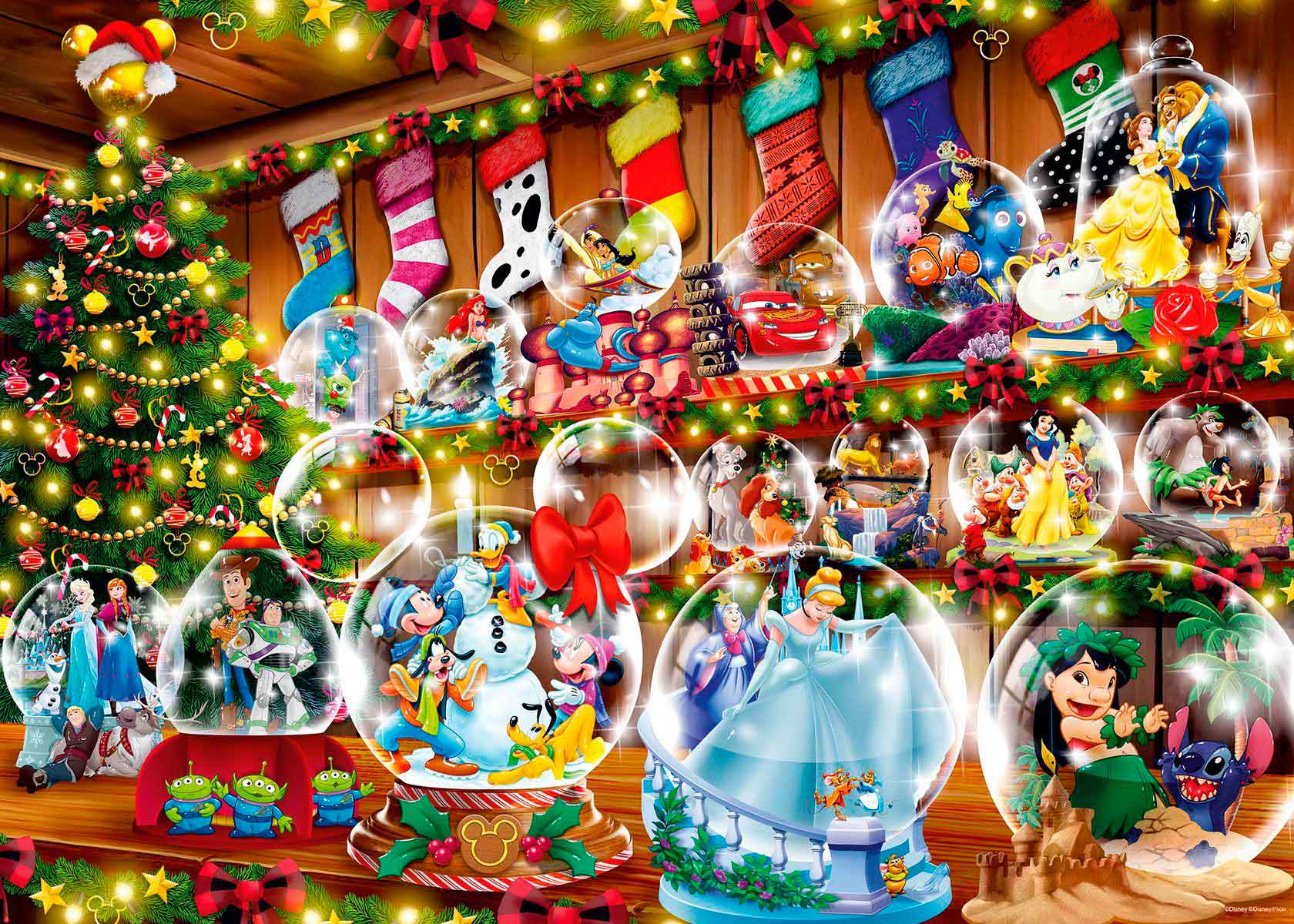 Puzzle Ravensburger Navidades Disney de 1000 Piezas