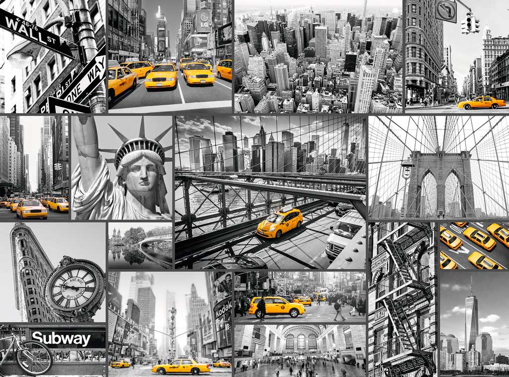 Puzzle Ravensburger Nota de Color en Nueva York de 1500 Piezas