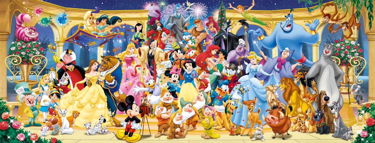 Puzzle Ravensburger Panorama Disney de 1000 Piezas