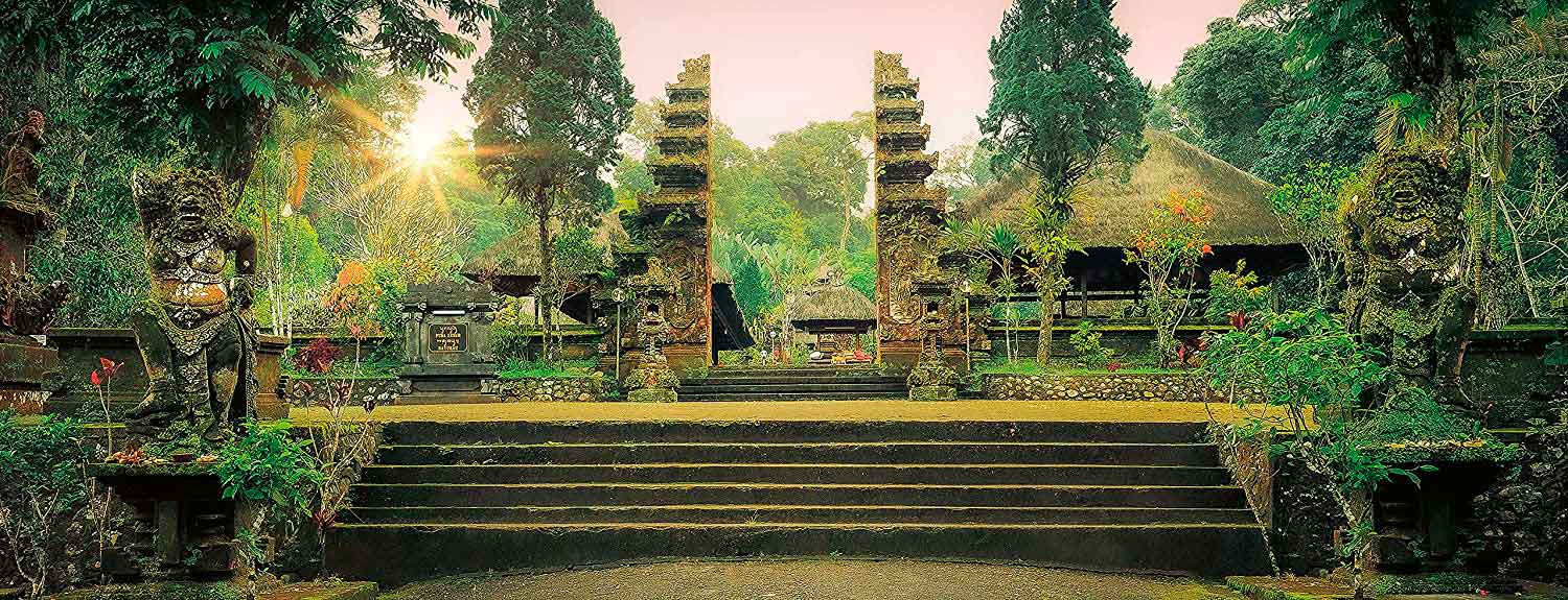 Puzzle Ravensburger Panorama Templo de Batukaru, Bali de 1000 P