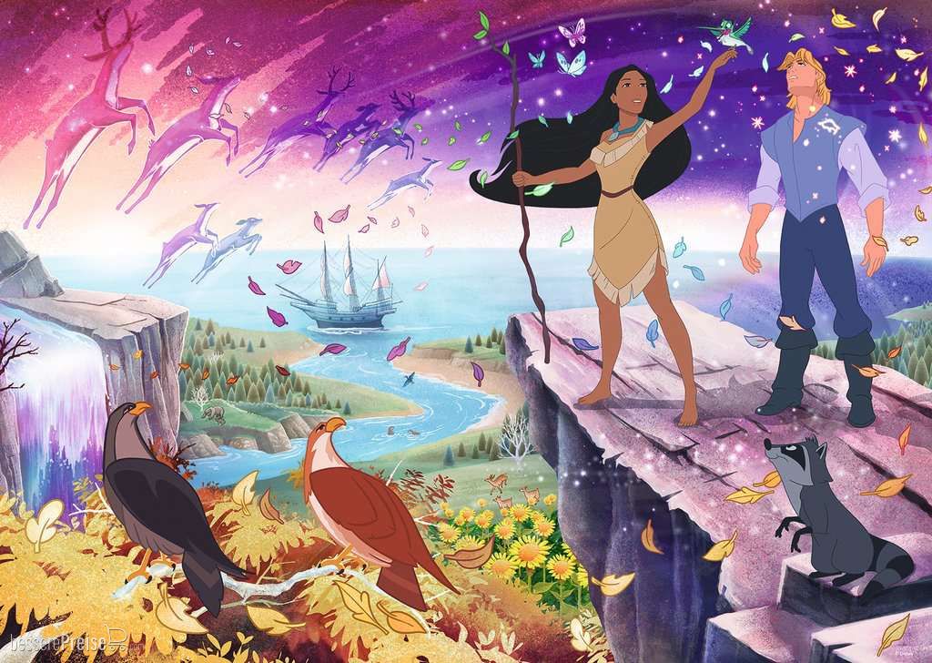 Puzzle Ravensburger Pocahontas 1000 Piezas