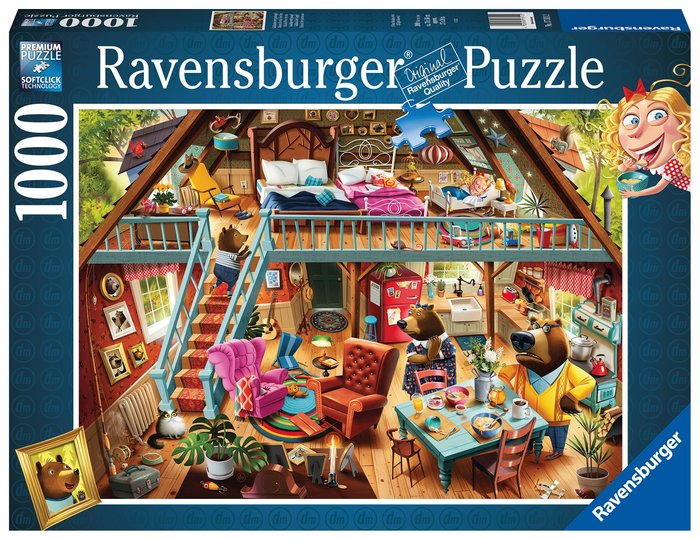 Puzzle Ravensburger Ricitos de Oro y los Tres Osos 1000 Piezas