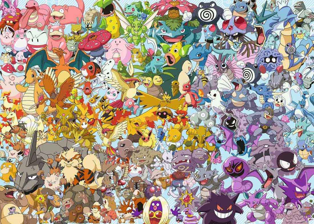 Puzzle Ravensburger Pokemon Challenge de 1000 Piezas