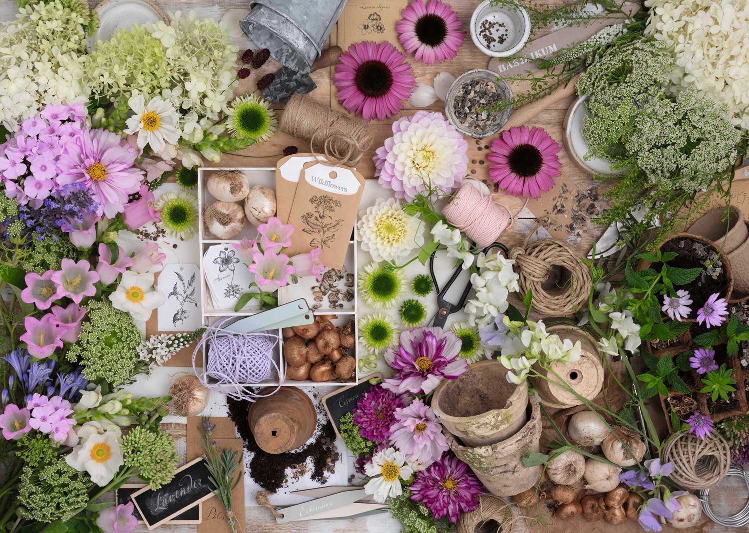 Puzzle Ravensburger Por Amor a las Flores de 1000 Piezas