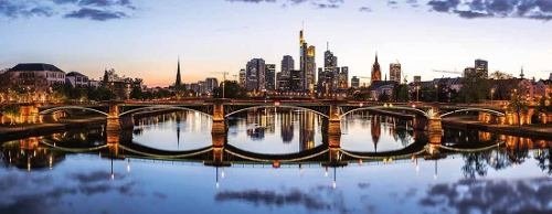 Puzzle Ravensburger Puente de Frankfurt de 1000 Piezas